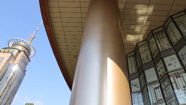 陸家嘴西路正大廣場工程案例@包柱鋁單板 陸家嘴西路正大廣場工程案例@包柱鋁單板